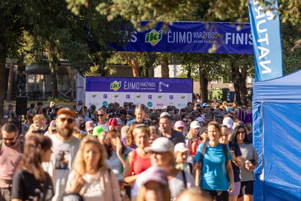 group of people wearing festive holiday hats